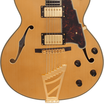D'Angelico EXCEL DH Archtop Natural Gloss image 1