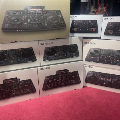 Pioneer DDJ-FLX4 DJ Controller, Soft Case, Headphones