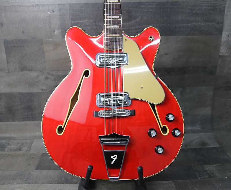 Fender USA coronado Ⅰ 1966 Vintage 1966 Fender Coronado I Sunburst Finish | Cream City