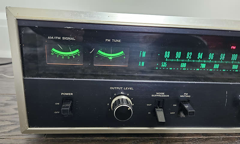 Sansui TU-7500 Vintage Stereo Tuner - Cleaned Controls - Works Great