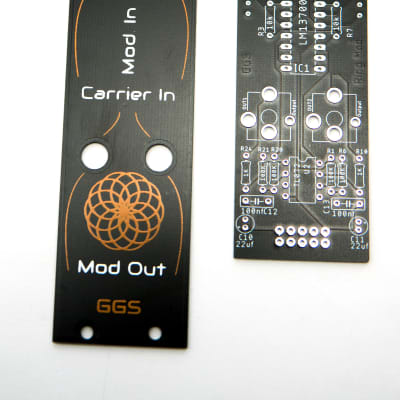 GGS Dual Ring Modulator for Eurorack (PCB and Front Panel Only for DIY) image 3