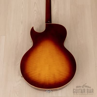 1970s T. and Joodee JP-100 Vintage Archtop L-4C-Style Shiroh Tsuji w/ Dimarzio PAF, Japan image 3