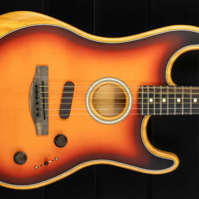 Fender American Acoustasonic Strat - 3-Color Sunburst image 4