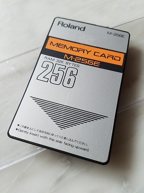 鍵盤楽器 Roland Memory Card M-256E 256gb Roland M-256E MEMORY CARD Used | eBay
