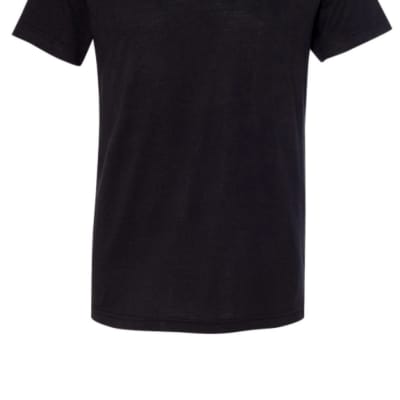 Black V-Neck T-Shirt Small image 1