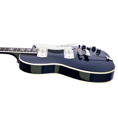 Airline Guitars Tuxedo - Black - Hollowbody Vintage Reissue Electric Guitar - NEW! image 4