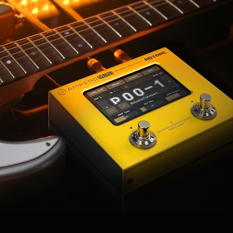Hotone Ampero Mini Vanilla Guitar amp modeling simulation