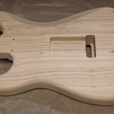 Unfinished Allparts SBAO 1 Piece Swamp Ash Stratocaster Body 4 Pounds 6.5 Ounces! image 10