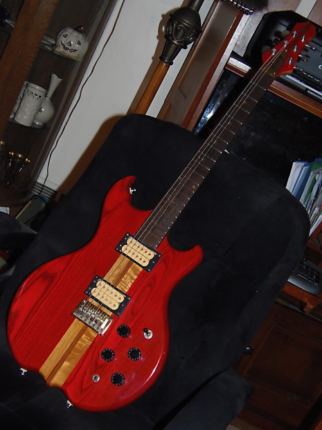 Rare*Rocky*1970's Matsumoku Japan*Neck-Thru Solid body