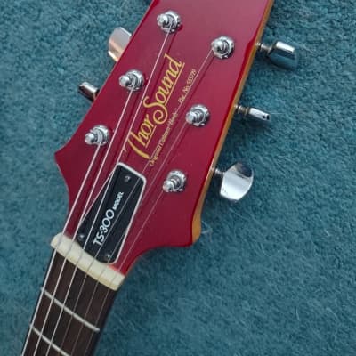 Vintage 80's Aria Pro II Thor Sound TS-300 Guitar MIJ w/ Straplocks Matsumoku image 2