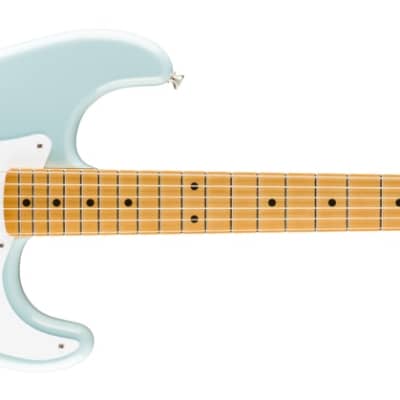 Fender Vintera 50's Stratocaster Guitar, Sonic Blue, Maple Fretboard w/ Fender Original Gigbag image 1