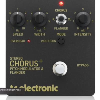 TC Electronic SCF Gold Stereo Chorus + Pitch Modulator & Flanger Reissue guitar pedal image 1