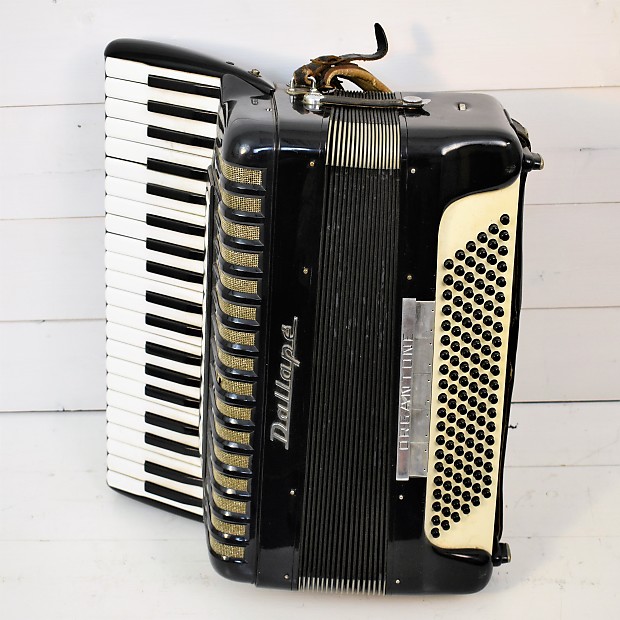 Dallape Organtone 50's Accordian 120 Bass Full Size with OHSC Reverb