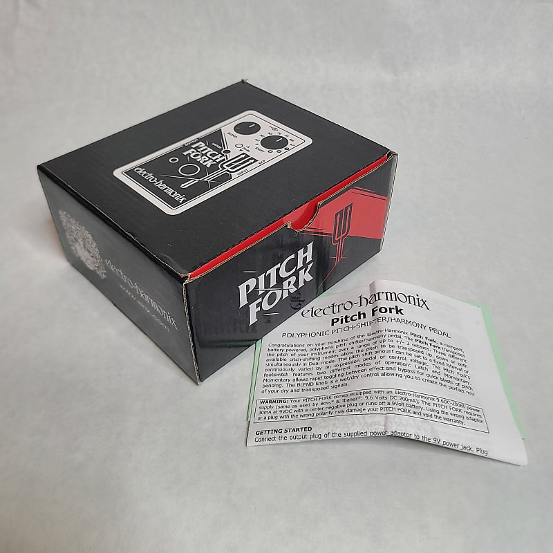 ElectroHarmonix Pitch Fork Box and Manual Only Reverb