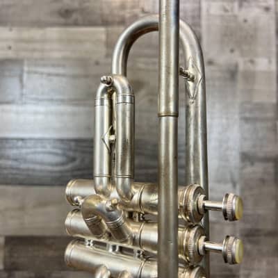 1929 C.G. Conn 58B Silver Plated Trumpet image 6
