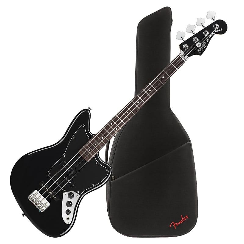 Squier Vintage Modified Jaguar Bass Special SS - Black PERFORMER PAK