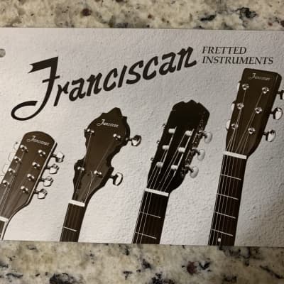 Franciscan Guitar & Banjo Brochure 80s for sale