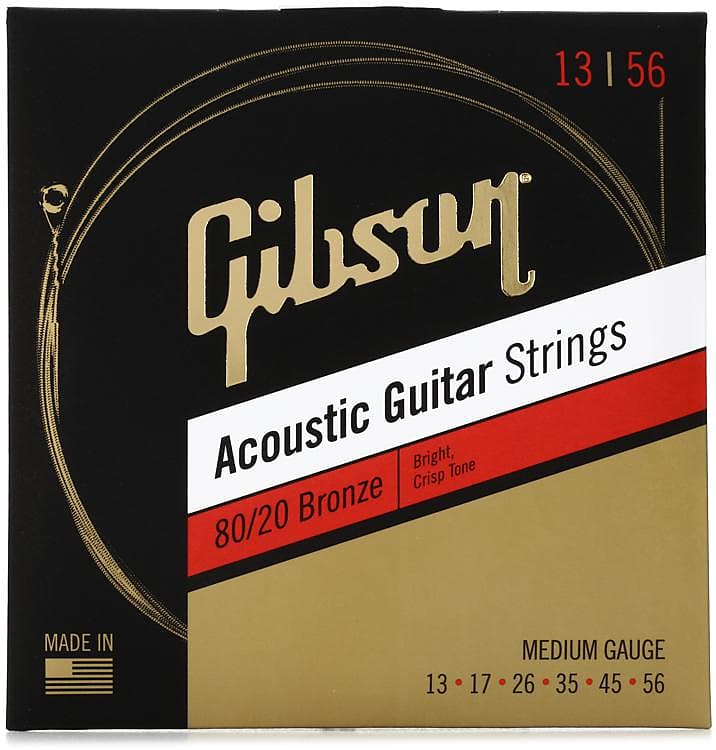 Gibson SAG-BRW13 80/20 Bronze Acoustic Medium 13-56 image 1