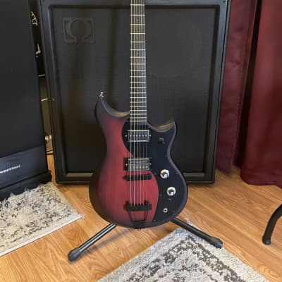 Dunable Cyclops USA  Custom Shop Red Black  Burst matte  Doom / Stoner Guitar for sale