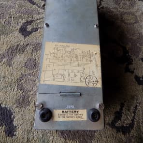 Exciter Fuzz Wah Siren Surf Hurricane effect pedal JAPAN early 70s Silver/Black image 5