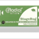 New Radial Engineering StageBug SB-2 Passive DI Box Bass/Keyboards Stereo-Mono Mix StageBug SB2