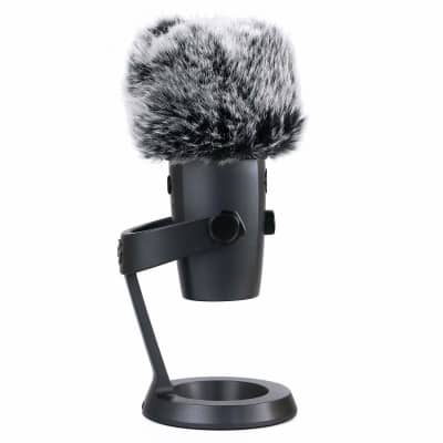 Mic Furry Windscreen Muff For Blue Yeti Nano Condenser Microphone, Mic Cover Microphone Fur Pop Filter By image 3