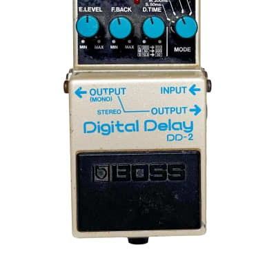 1985 Boss DD-2 Digital Delay Pedal with Long Chip BBD! MIJ Blue