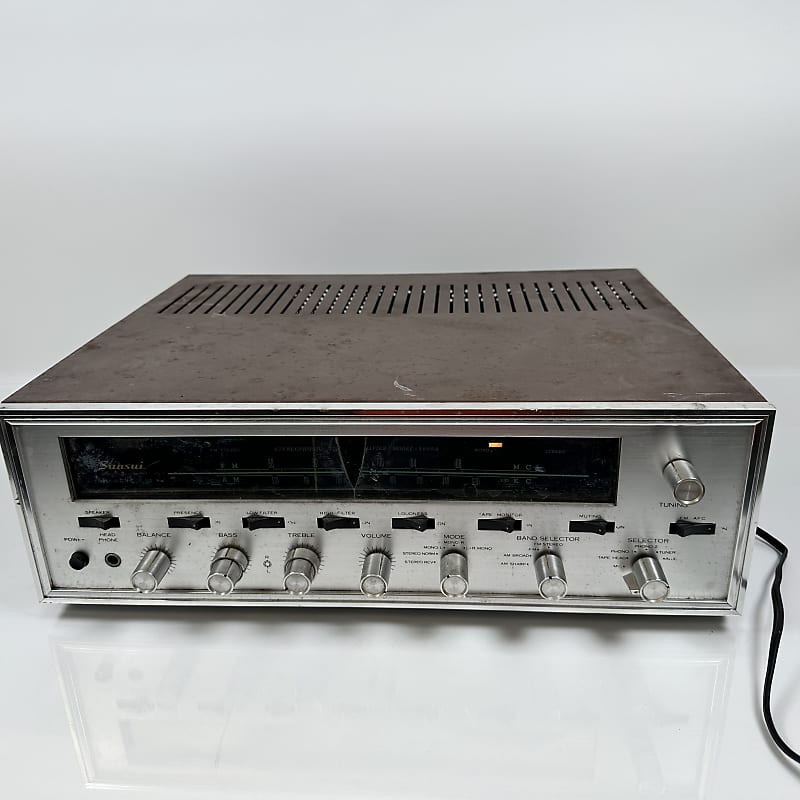 Vintage Sansui 1000A AM/FM Tube Receiver Amplifier  			