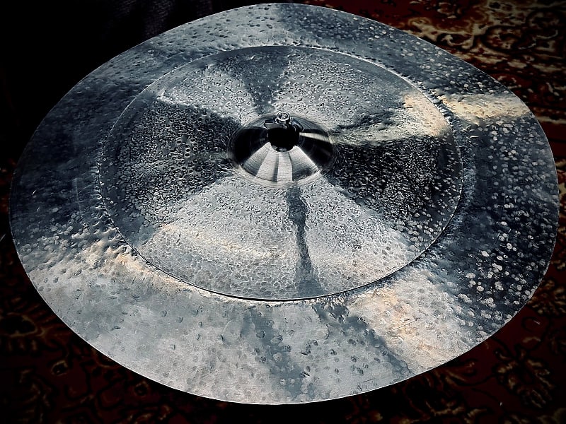 Kmicic cymbals Kmicic Trash Hit 22” Stack cymbal 2025 - Satin Titanium image 1