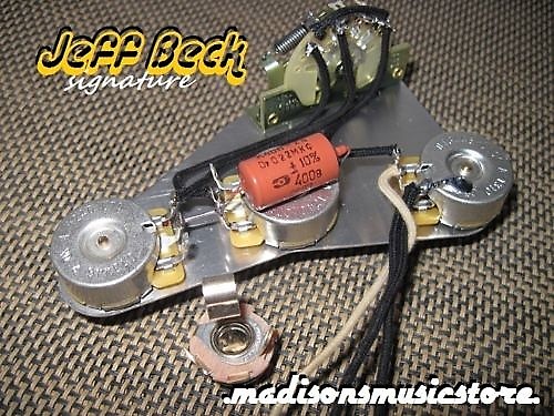 Deluxe J. Beck Signature Wiring Harness Made For Fender Stratocaster Fits Strat image 1