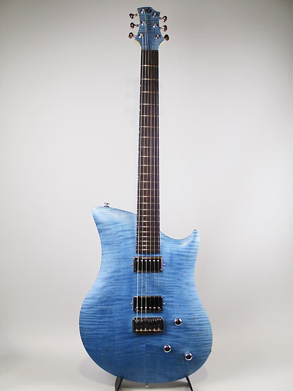 Relish Guitars Flamed Reuss Blue Jane with Piezo | Reverb Brazil