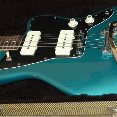 2016 Fender Jazzmaster American USA Limited Edition Ocean Turquoise with Bigsby image 11