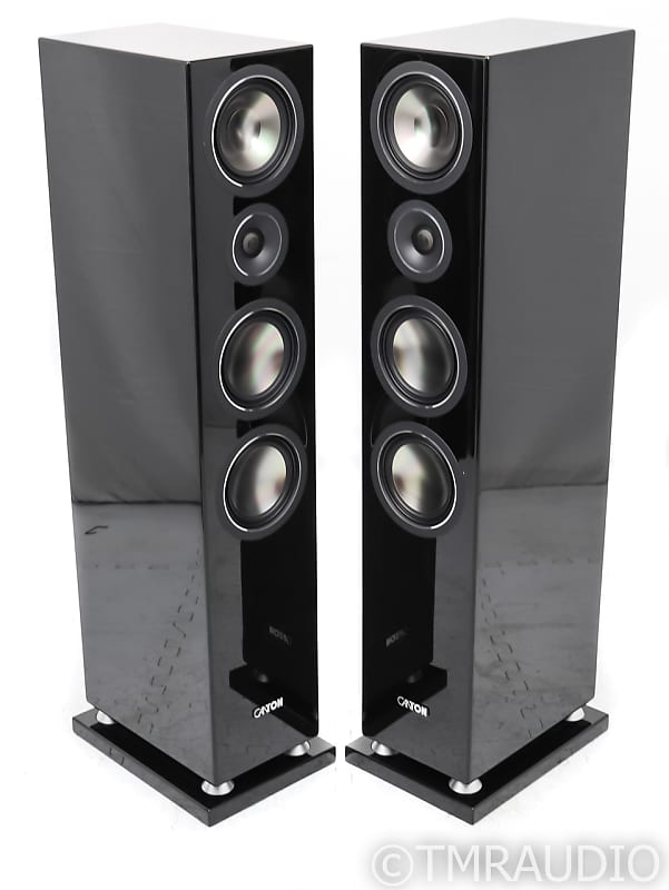 Canton Chrono SL 586.2 DC Floorstanding Speakers; Black Pair (Open Box) (1/0) image 1