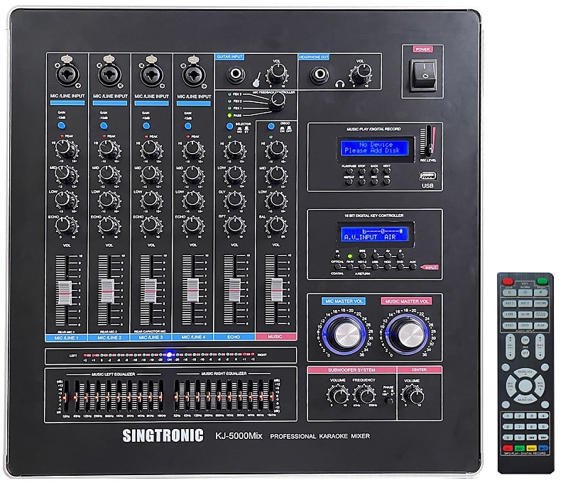 Singtronic Karaoke Audio Mixer w/ HDMIArc & Bluetooth USB Reverb