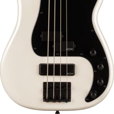Squier Contemporary Active Precision Bass PH, Laurel Fingerboard, Black Pickguard, Pearl White image 1