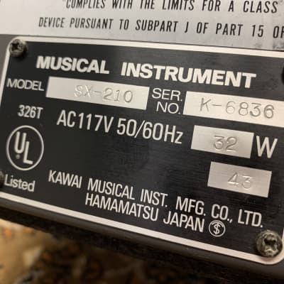 Kawai SX-210 Analog Synthesizer 1983 (Just Serviced) Very Rare Wow! image 11