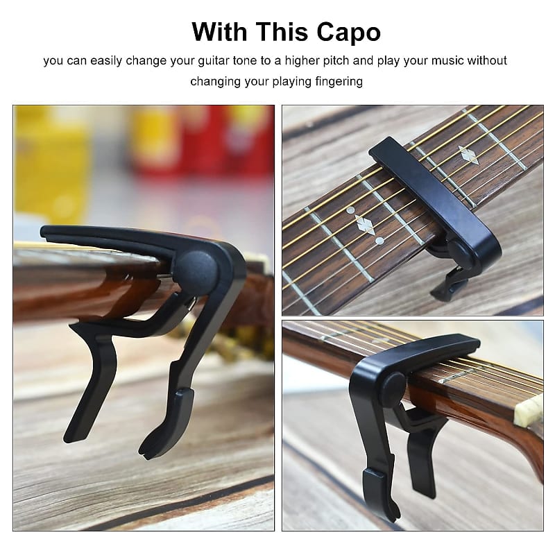 Trigger Capo High Strength Acoustic Guitar Capo For 6 String UK