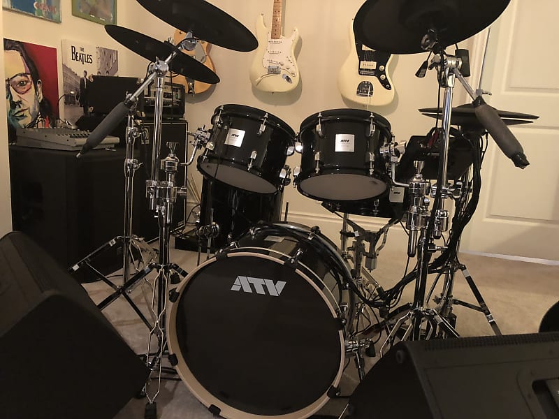 ATV ATV aDrums Artist Expanded Set Electronic Drum Set 2018 Black