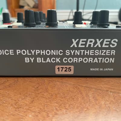 Black Corporation Xerxes 8 voice analog synth!  Free Shipping! image 11