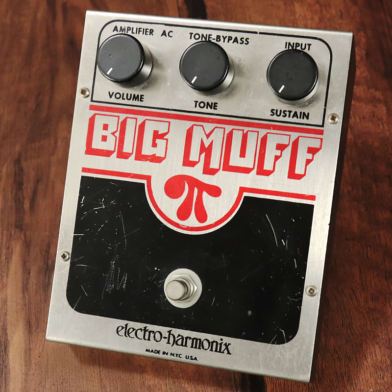 electroharmonix Big Muff Pi V5 (OPAmp Tone Bypass) EH3003 Reverb