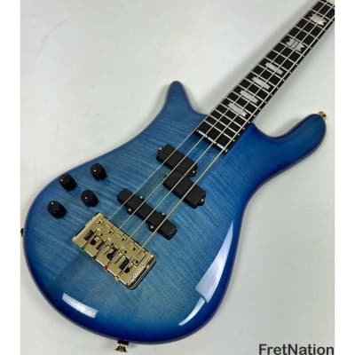 Spector Euro4LT Blue Fade Gloss Lefty Left-Handed 4-String Bass