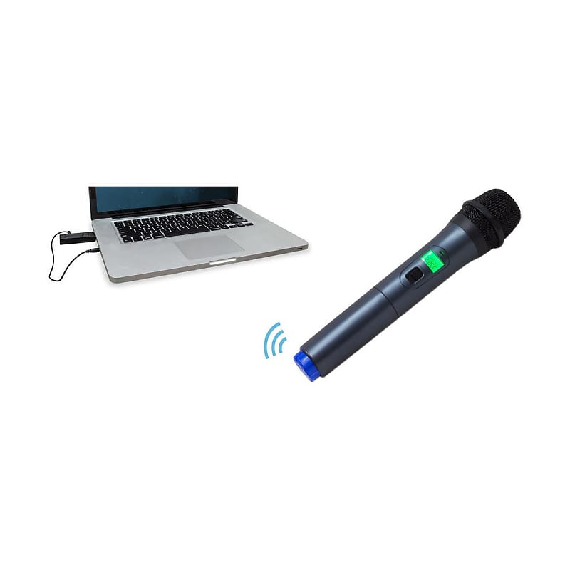 Technical Pro WMU99 Wireless Handheld UHF Microphone with USB Powered Receiver 666.0MHz