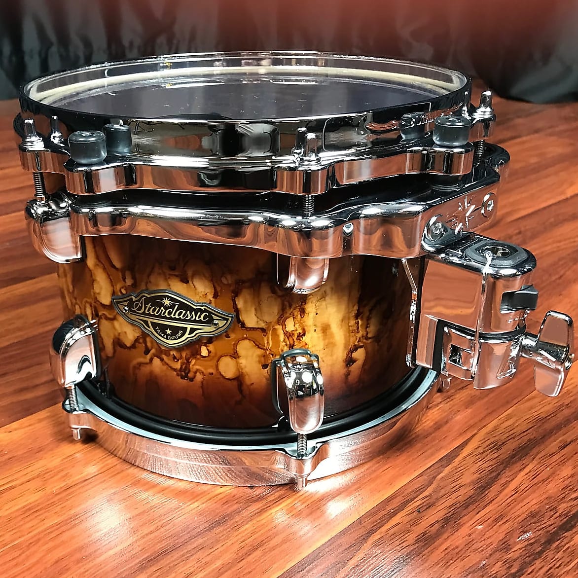 Tama Starclassic Walnut/Birch 10x7" Rack Tom | Reverb