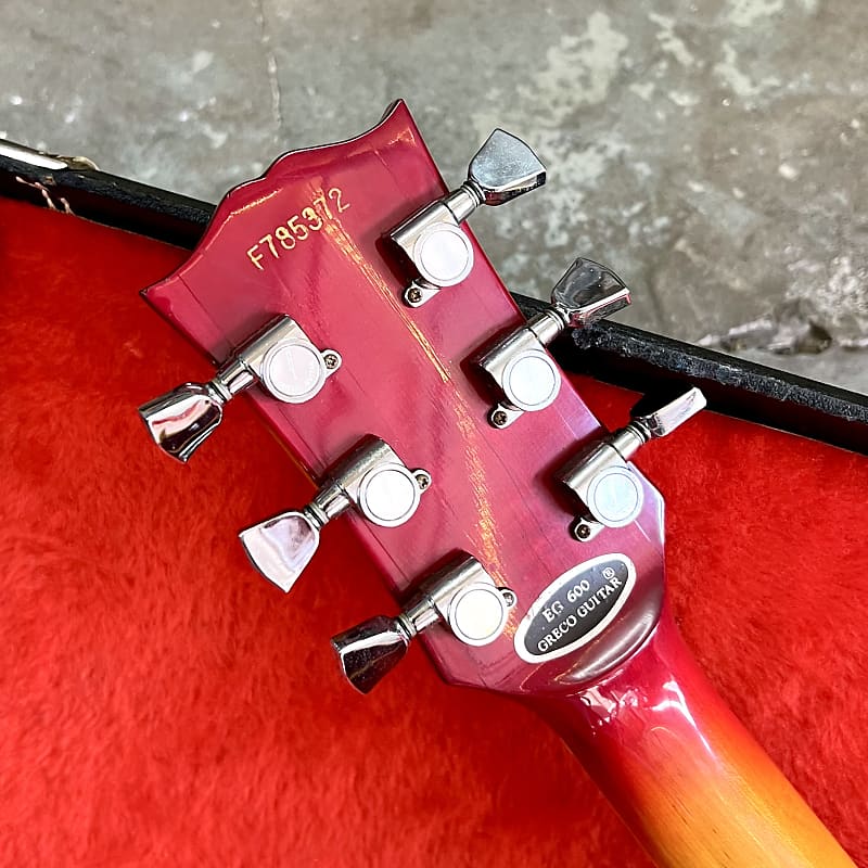 Greco EG-600 Custom Ace Frehley 1978 - Cherry sunburst 3