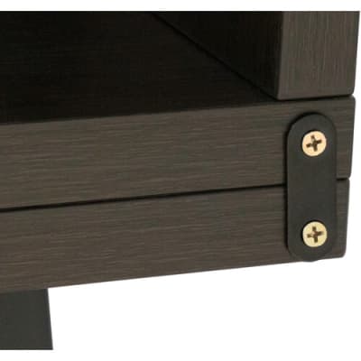 Gator Elite Furniture Series Main Desk in Dark Walnut Finish GFW-ELITEDESK-BRN image 12