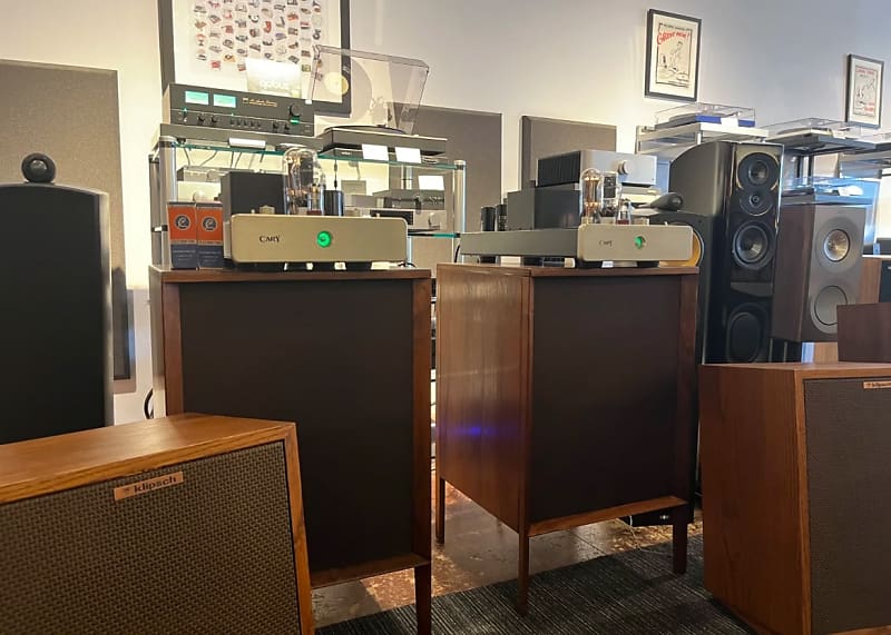 Cary Audio CAD-805 Mono Block Tube Amplifiers - w/ NOS 6U5 Cunningham Eye Tubes - Recently Serviced!  			