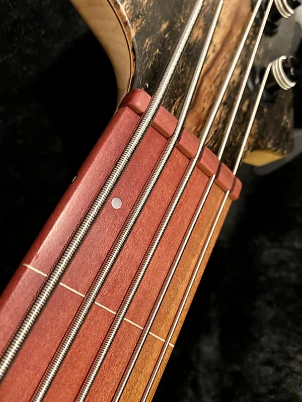 Elrick Gold Series e-Volution 5-string Fretless Bass Guitar