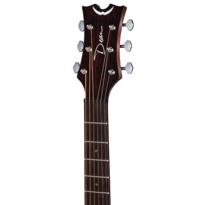 Dean St Augustine Dreadnought Size Solid Top Acoustic Guitar, Vintage Burst image 4