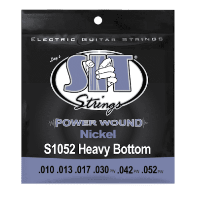 S.I.T. Strings Power Wound Nickel Electric Guitar Strings gauges 10-52 for sale