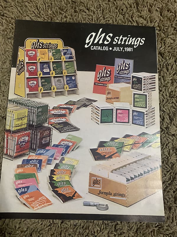 1981 GHS Strings Catalog Reverb